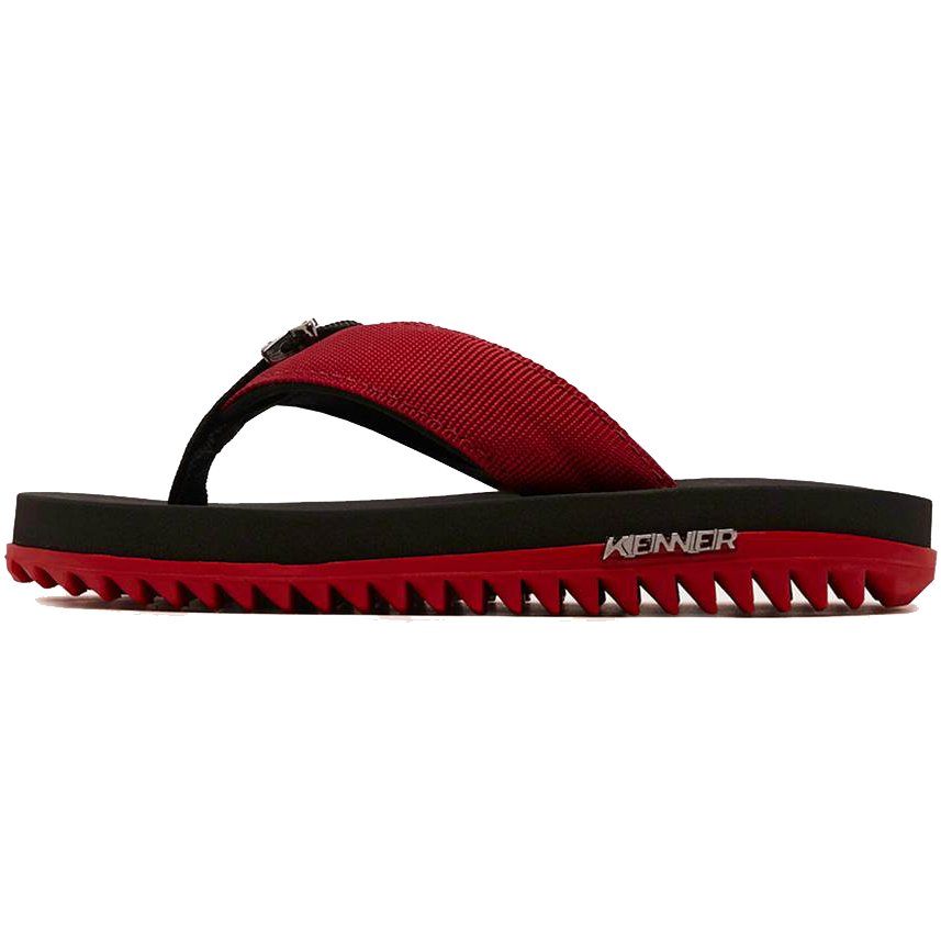 Chinelo Infantil Kenner Kivah Kids TKS - Preto e Vermelho Preto/Vermelho 3