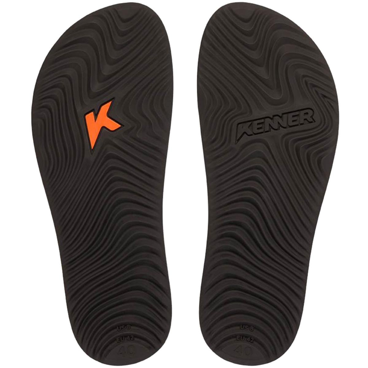 Chinelo Kenner Summer Altinha - Preto e Branco Preto/Branco 5