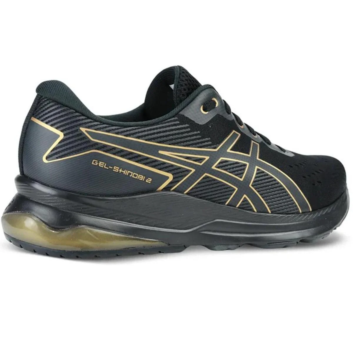 Tênis Asics Gel Shinobi 2 Masculino - Preto e Dourado Preto/Dourado