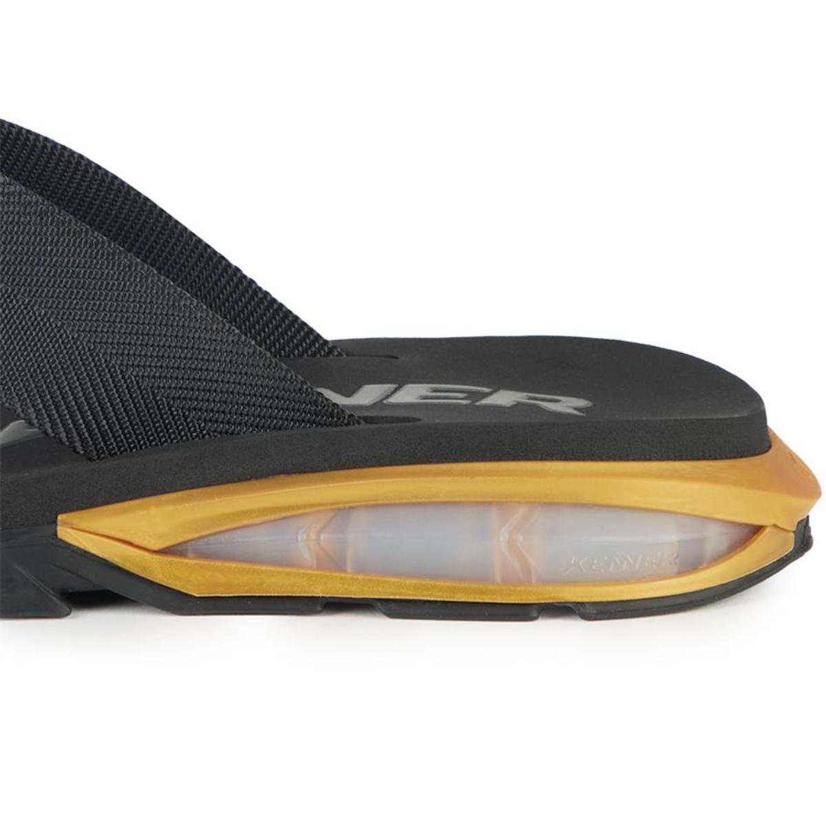 Chinelo Kenner Orak Masculino - Preto e Dourado Preto/Dourado 4