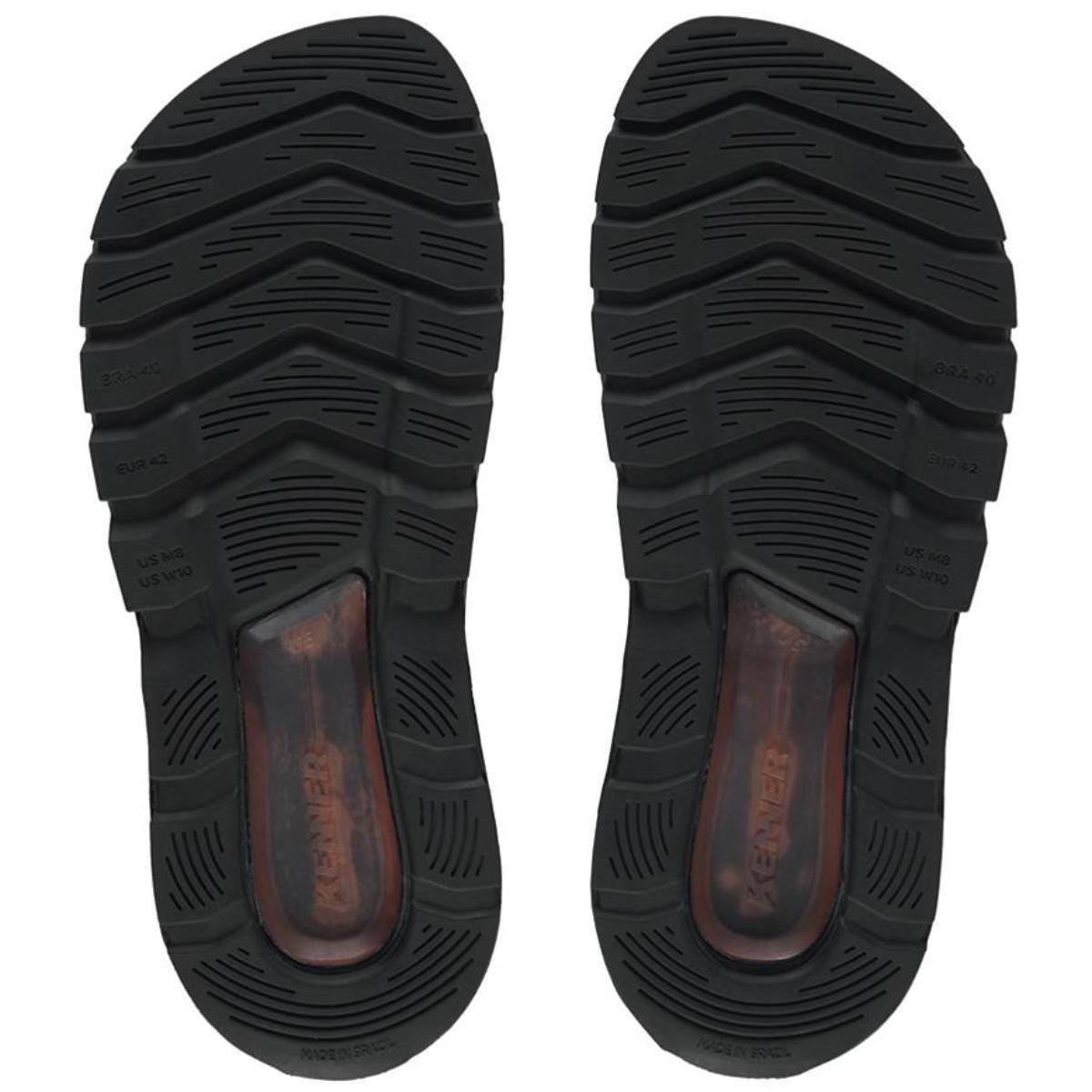 Chinelo Kenner Orak Masculino - Preto e Branco Preto/Branco 6