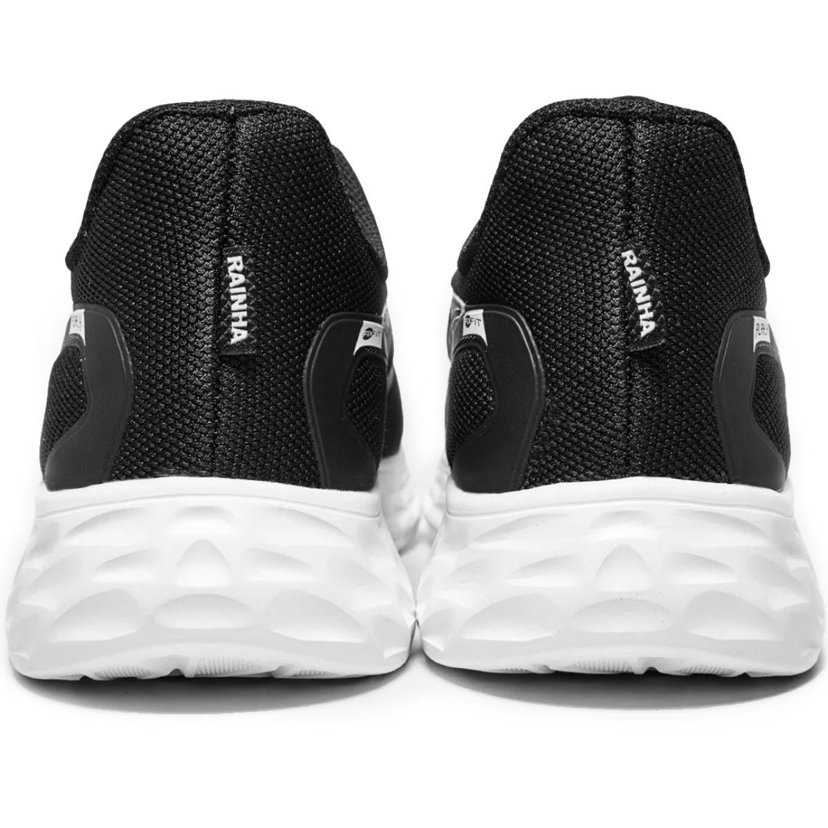 Tênis Rainha Play IV Masculino - Preto e Branco Preto/Branco 7