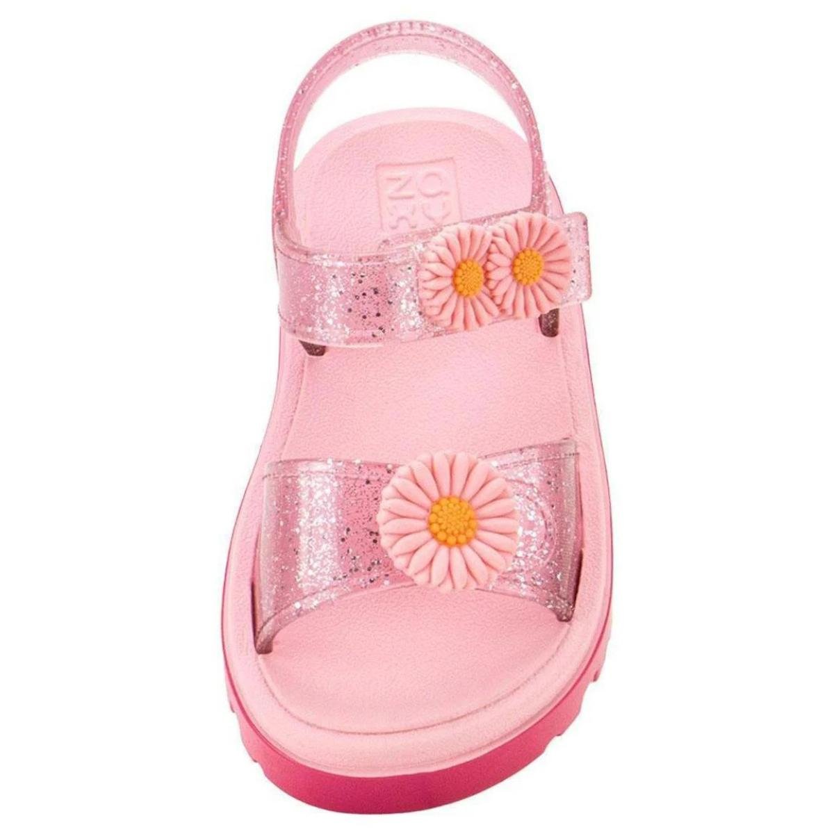 Sandália Infantil Zaxynina Flower - Rosa Rosa 3