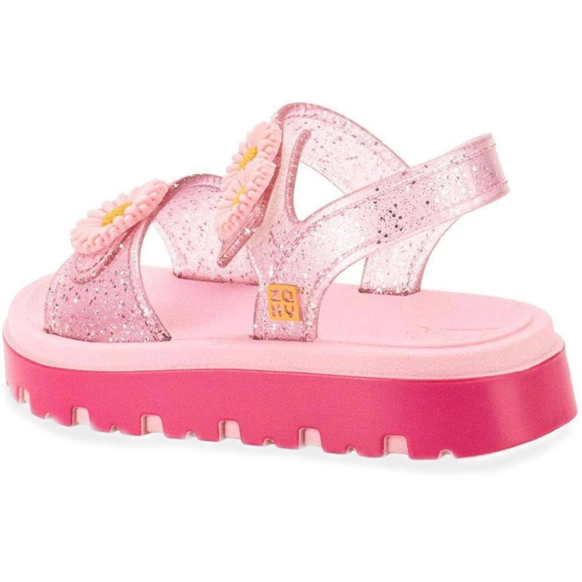 Sandália Infantil Zaxynina Flower - Rosa Rosa 4