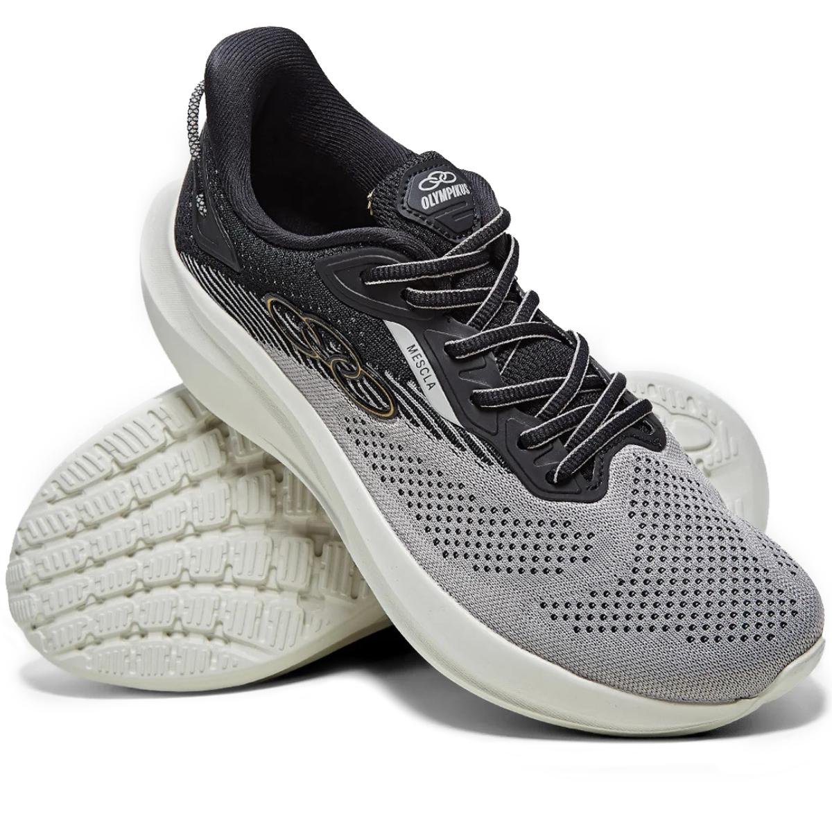 Tênis Olympikus Mescla Masculino - Preto Preto 2