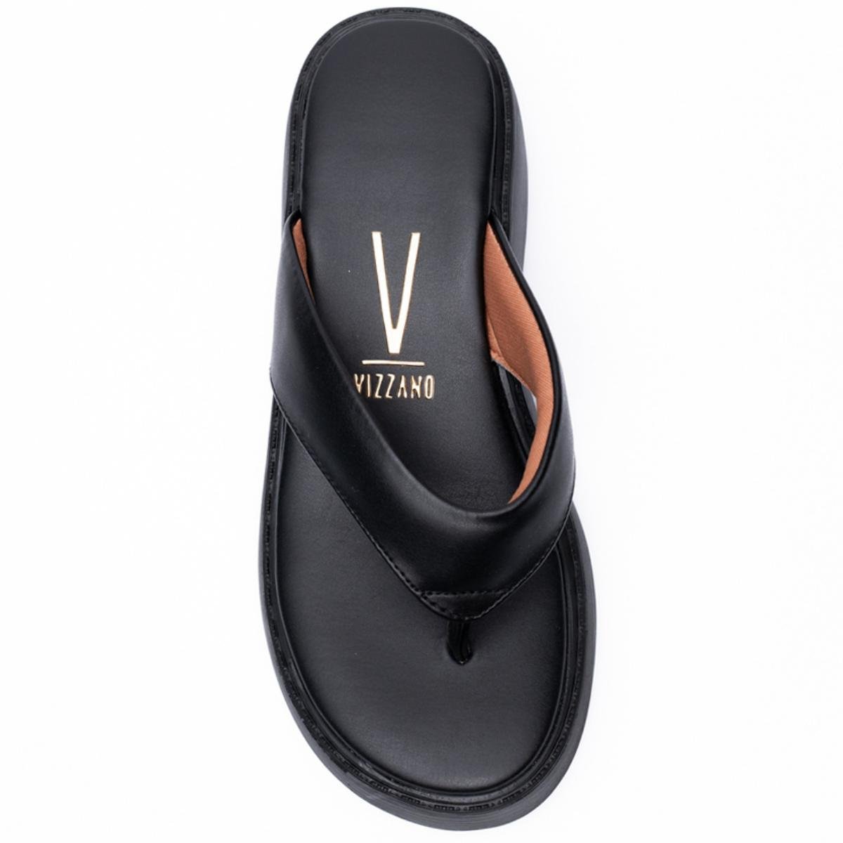 Chinelo Vizzano Flat Feminino - Preto Preto 3