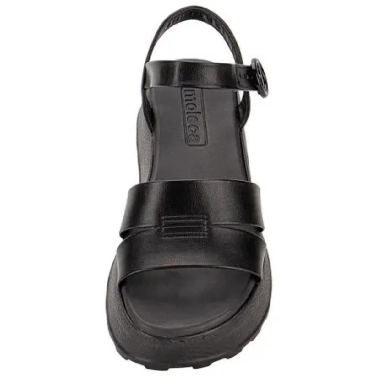 Sandália Anabela Anabela Melissa Preta Salto Anabela Preta Sapato