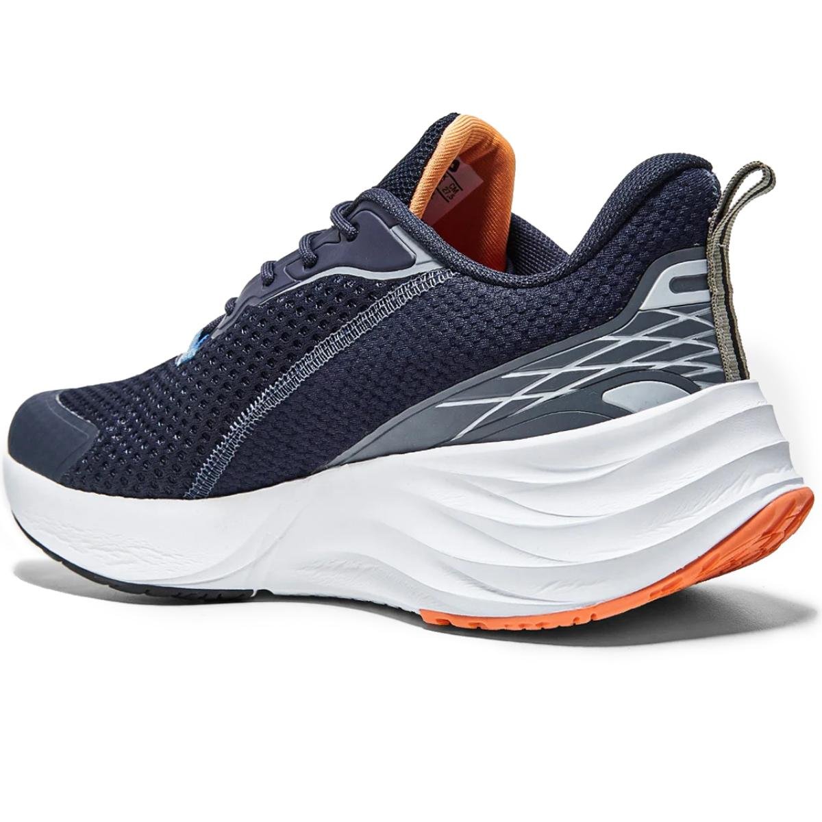 Tênis Fila Racer Comet Masculino - Marinho e Laranja Azul 4