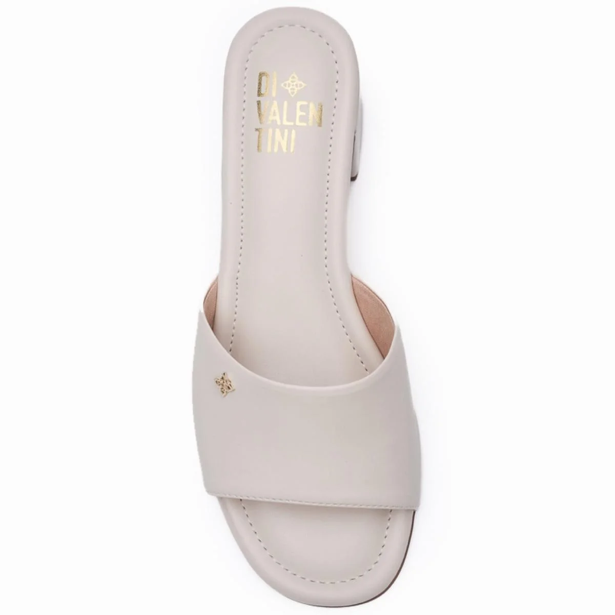 Tamanco Di Valentini AVA Salto Bloco Feminino - Off White Branco 3