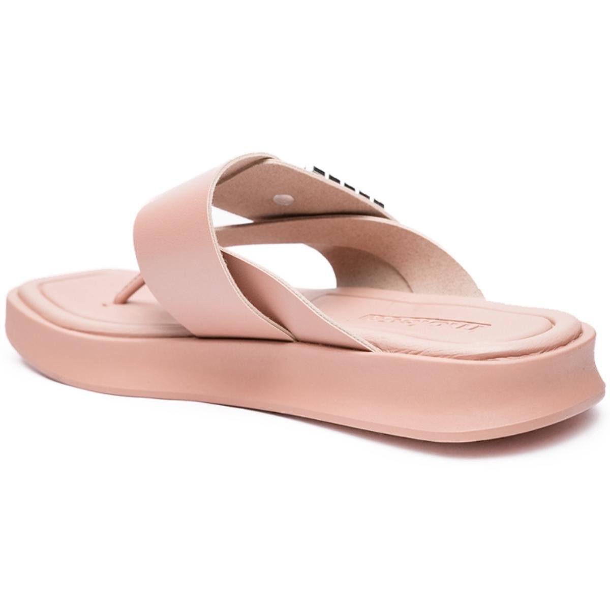 Tamanco Moleca Fivela Strass Feminina - Nude Bege 4