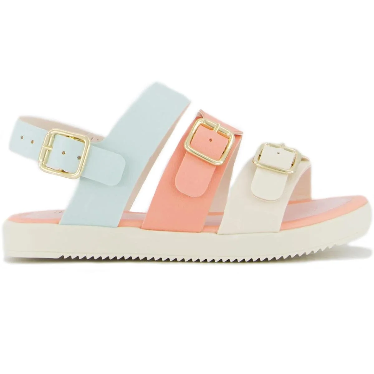 Sandália Infantil Klin Lola Menina - Branco e Rosa Branco/Rosa 2