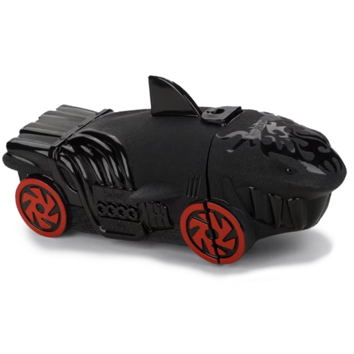 Sandália Grendene Kids Hot Wheels Shark - Preto e Vermelho Preto 5
