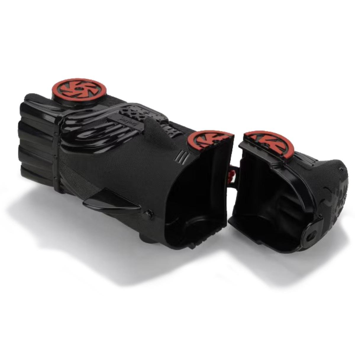 Sandália Grendene Kids Hot Wheels Shark - Preto e Vermelho Preto 6