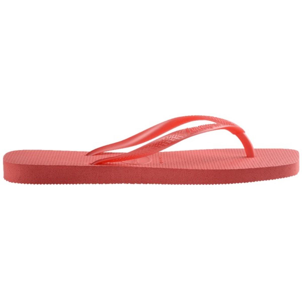 Chinelo Havaianas Slim Square Feminino - Coral Vermelho 3