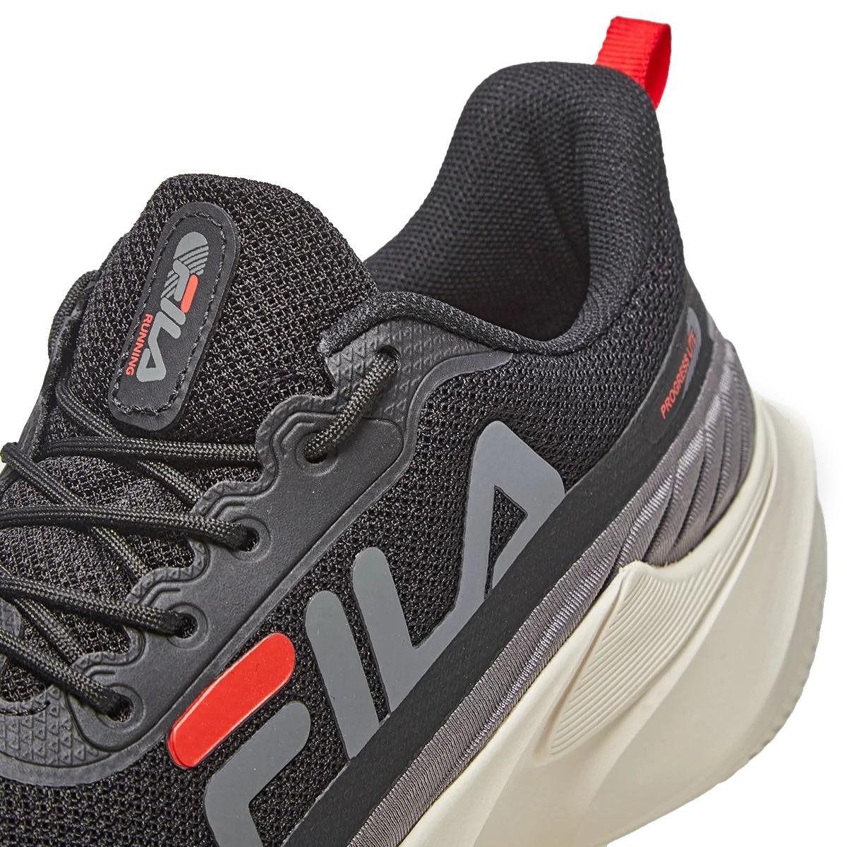 Tênis Fila Progress Lite Masculino - Preto e Vermelho Preto/Vermelho 6