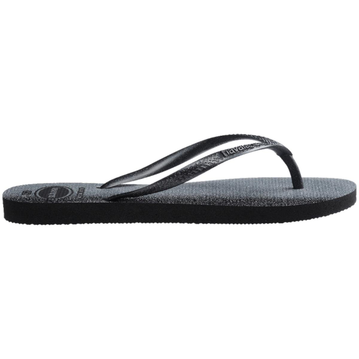 Chinelo Havaianas Slim Gloss Feminino - Preto Preto 3