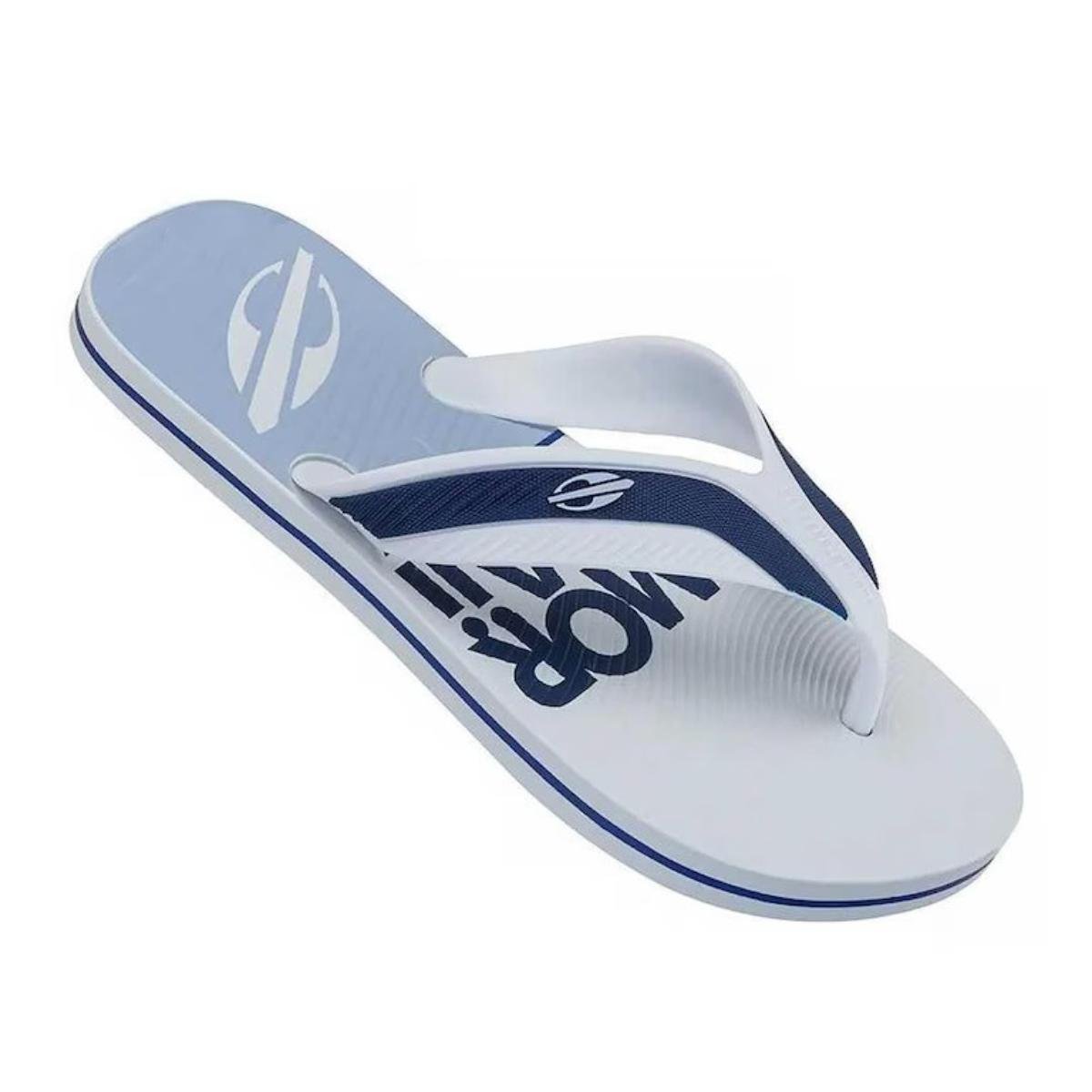 Chinelo Mormaii Neocycle I Masculino - Branco e Azul Branco 4