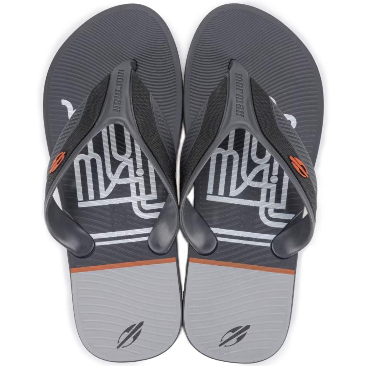 Chinelo Mormaii Neocycle I Masculino - Grafite Cinza 1