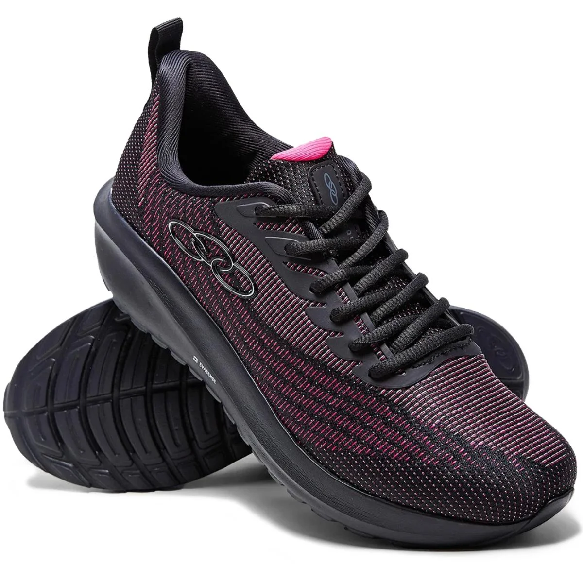 Tênis Olympikus Acqua Feminino - Chumbo e Roxo Preto 2