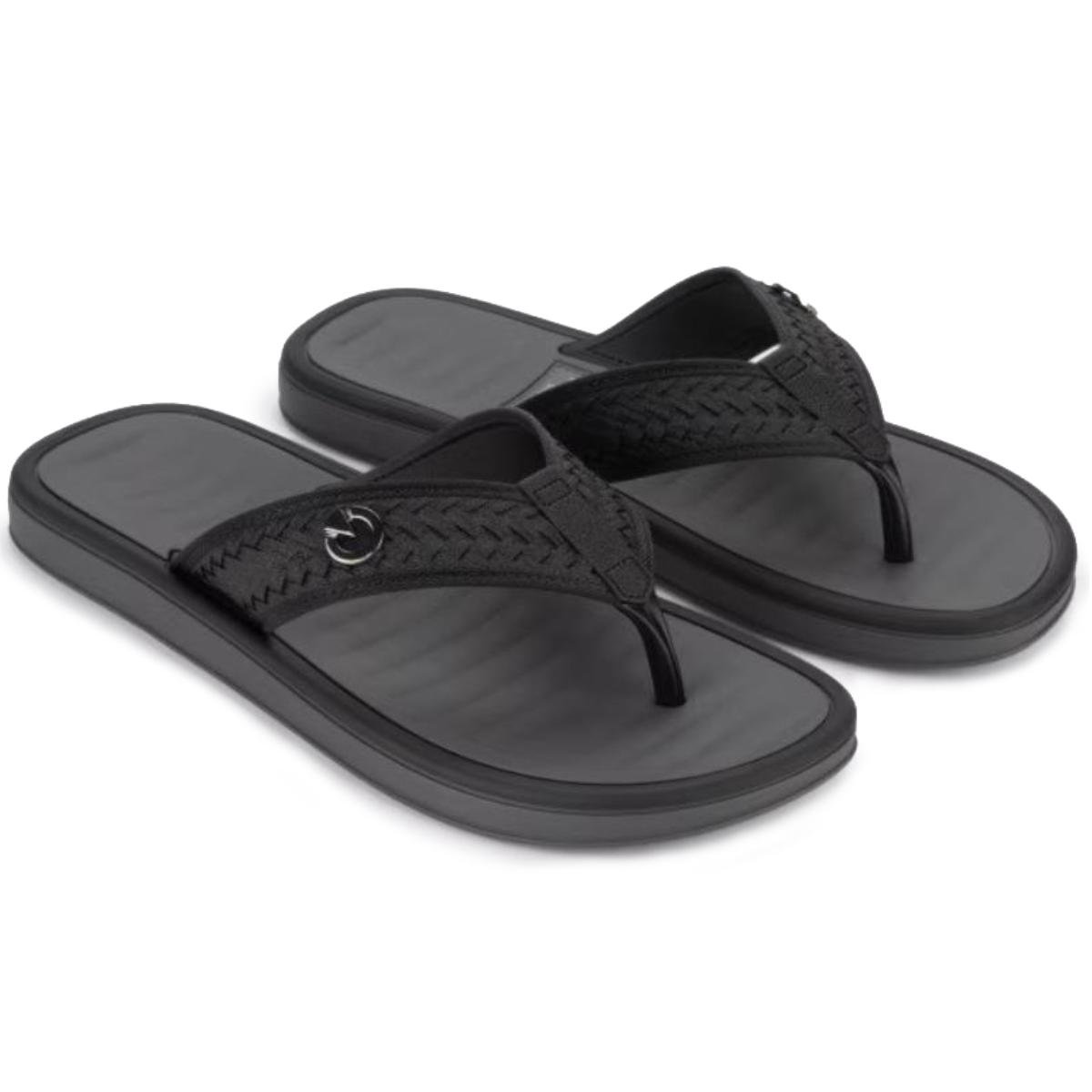 Chinelo Cartago Coimbra II Masculino - Preto Preto 2