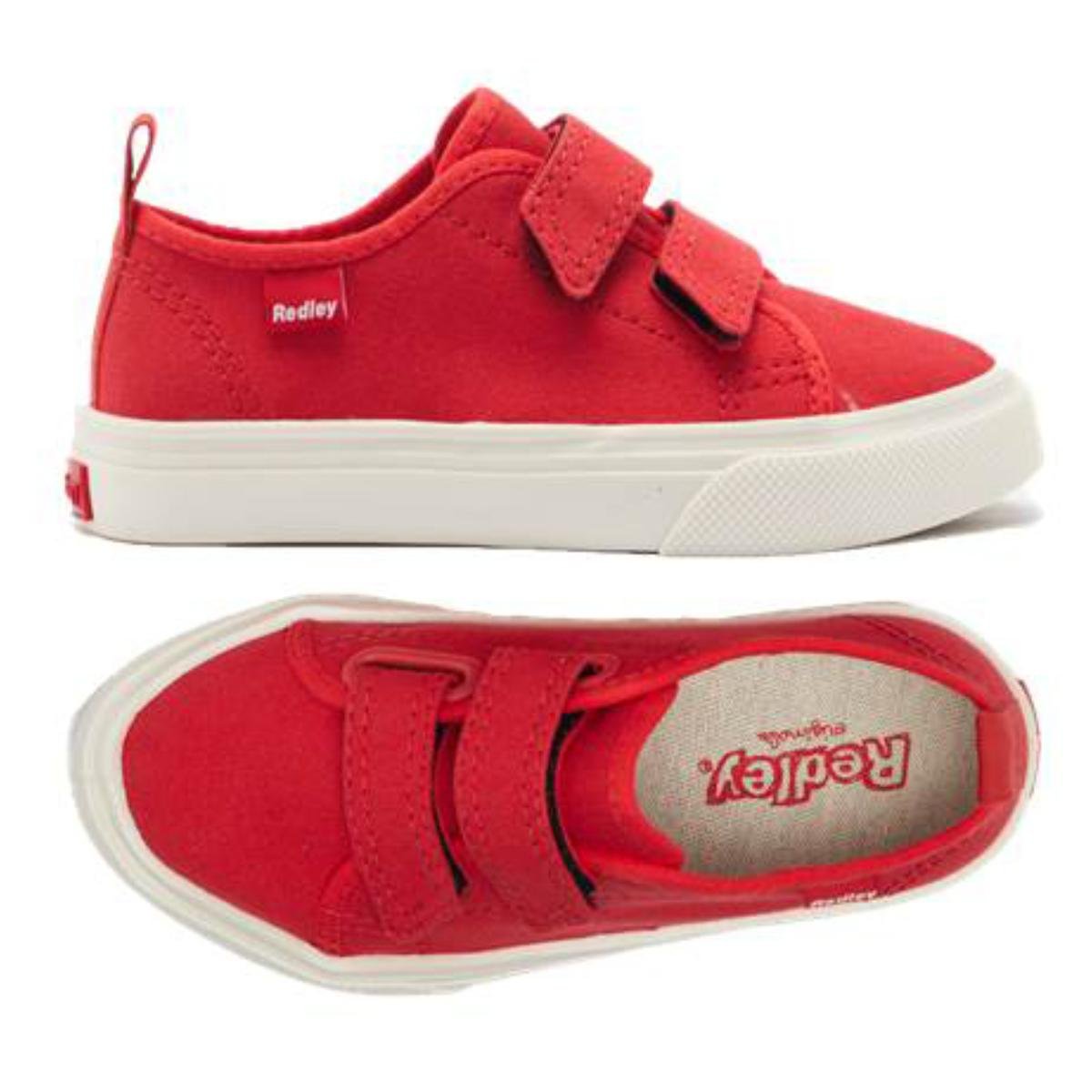 Tênis Infantil Redley Clip Menino - Vermelho Vermelho 4