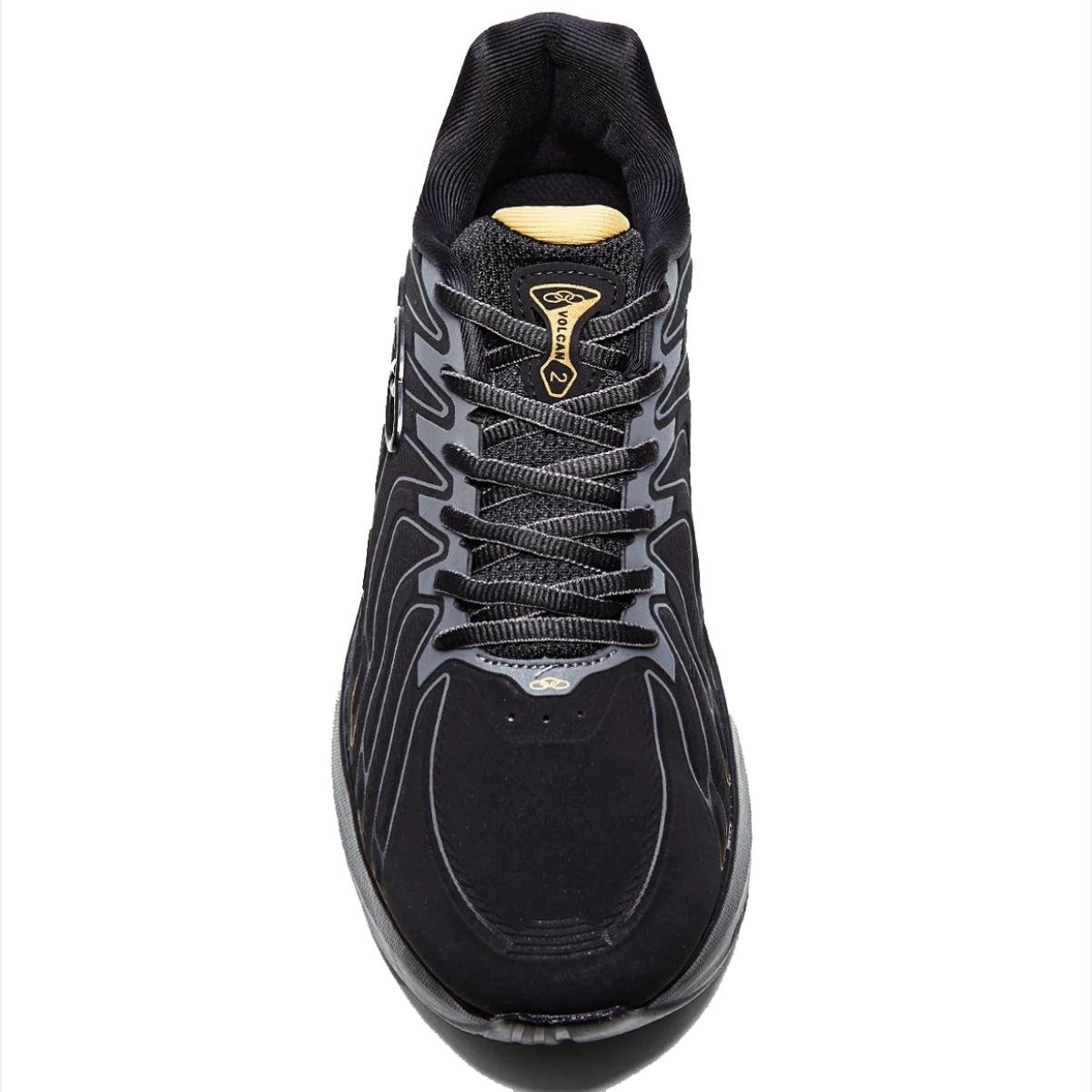 Tênis Olympikus Volcan 2 Masculino - Preto e Dourado Preto 3