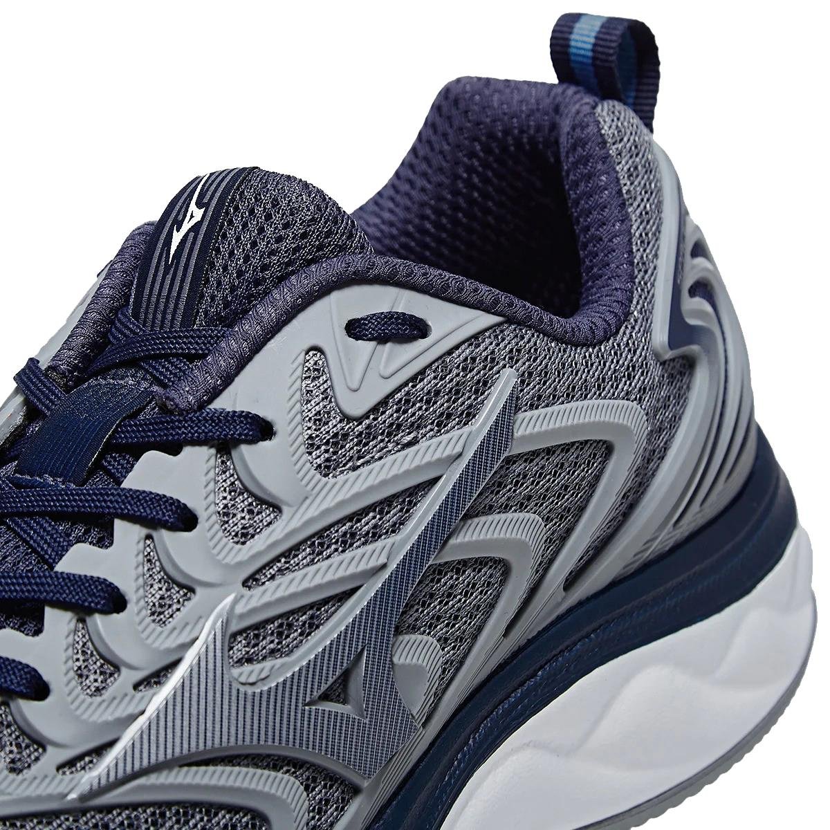 Tênis Mizuno Space 4 Masculino - Cinza e Chumbo Cinza 6