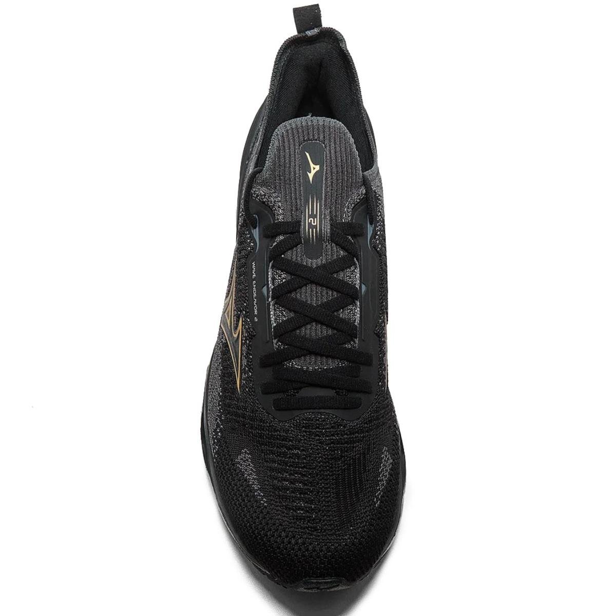 Tênis Mizuno Wave Endeavor 2 Masculino - Preto Preto 3