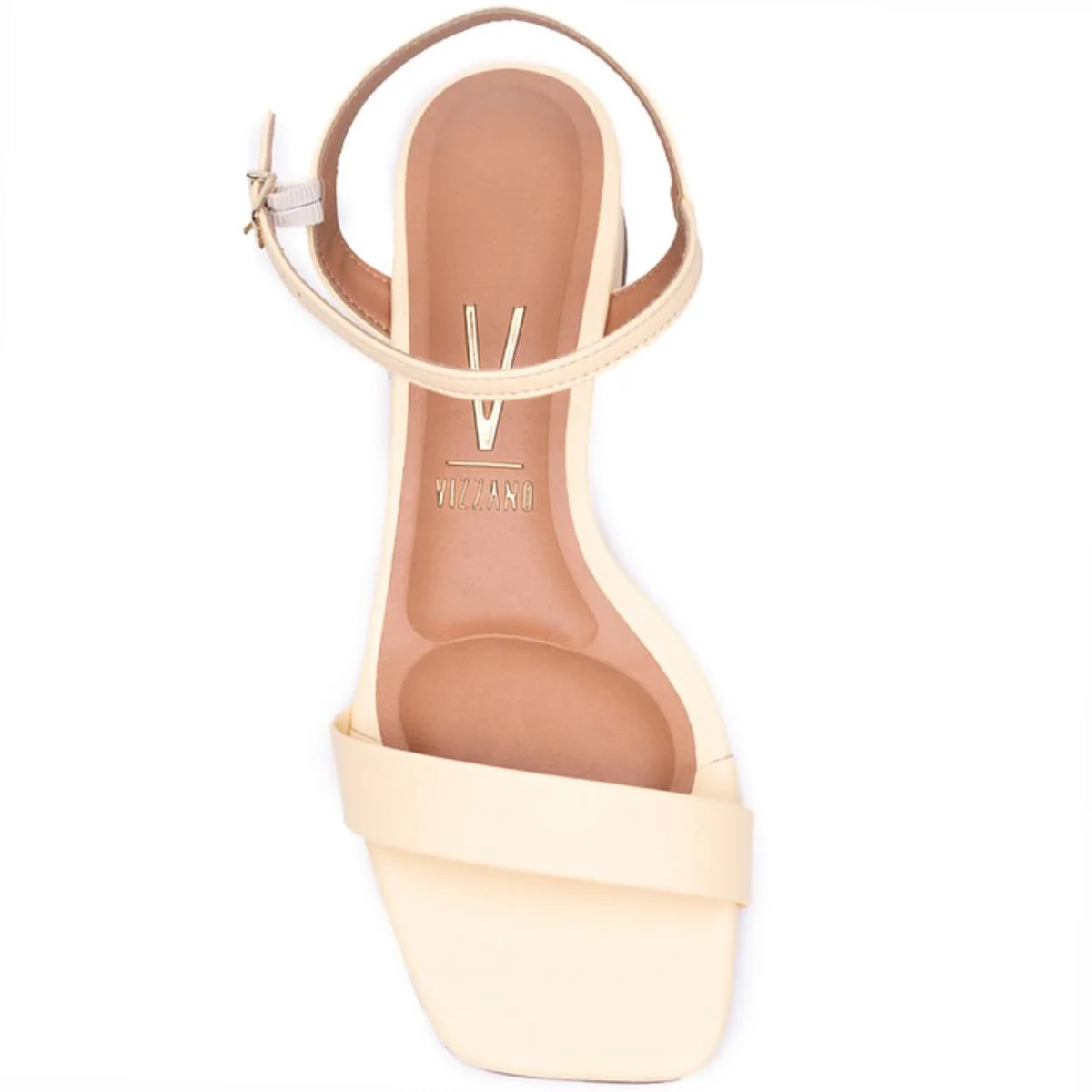 Sandália Vizzano Salto Bloco Baixo Casual Feminina - Amarelo Amarelo 3