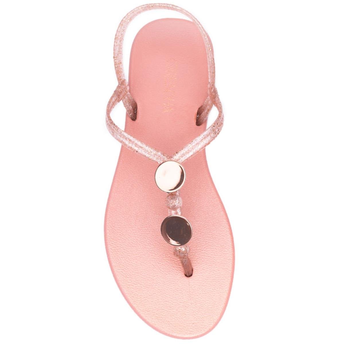 Rasteira Grendha Acordes Detalhe Feminina - Rosa Rosa 3