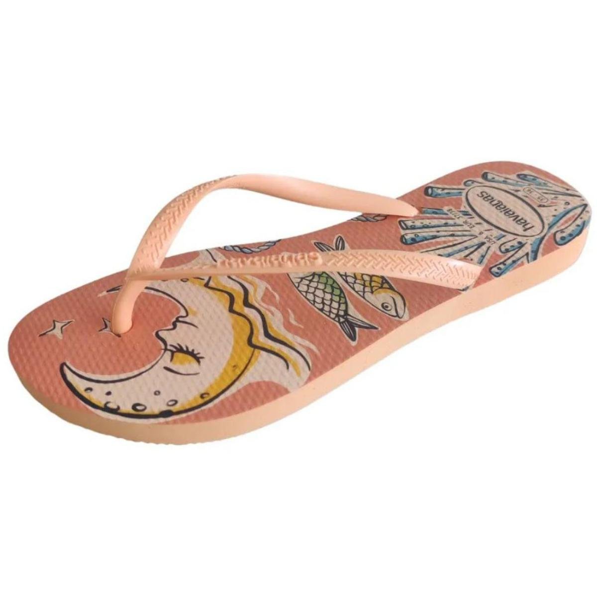 Chinelo Havaianas Slim Fresh Feminino - Laranja Laranja 4