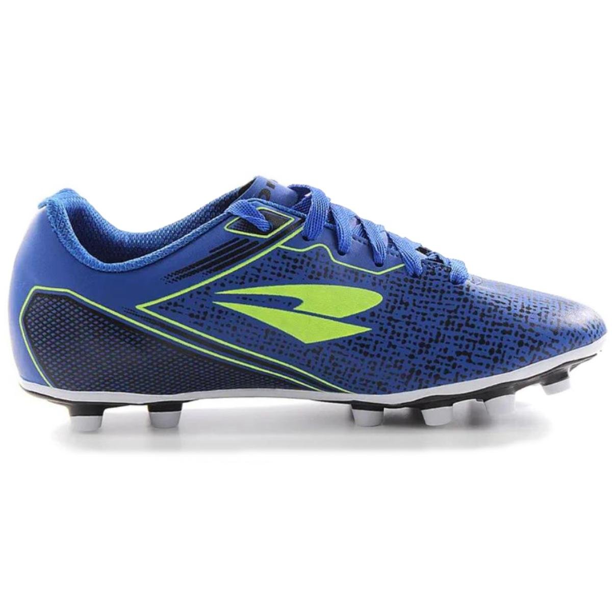 Chuteira Campo Dray Layt Masculina - Azul e Verde Azul 4