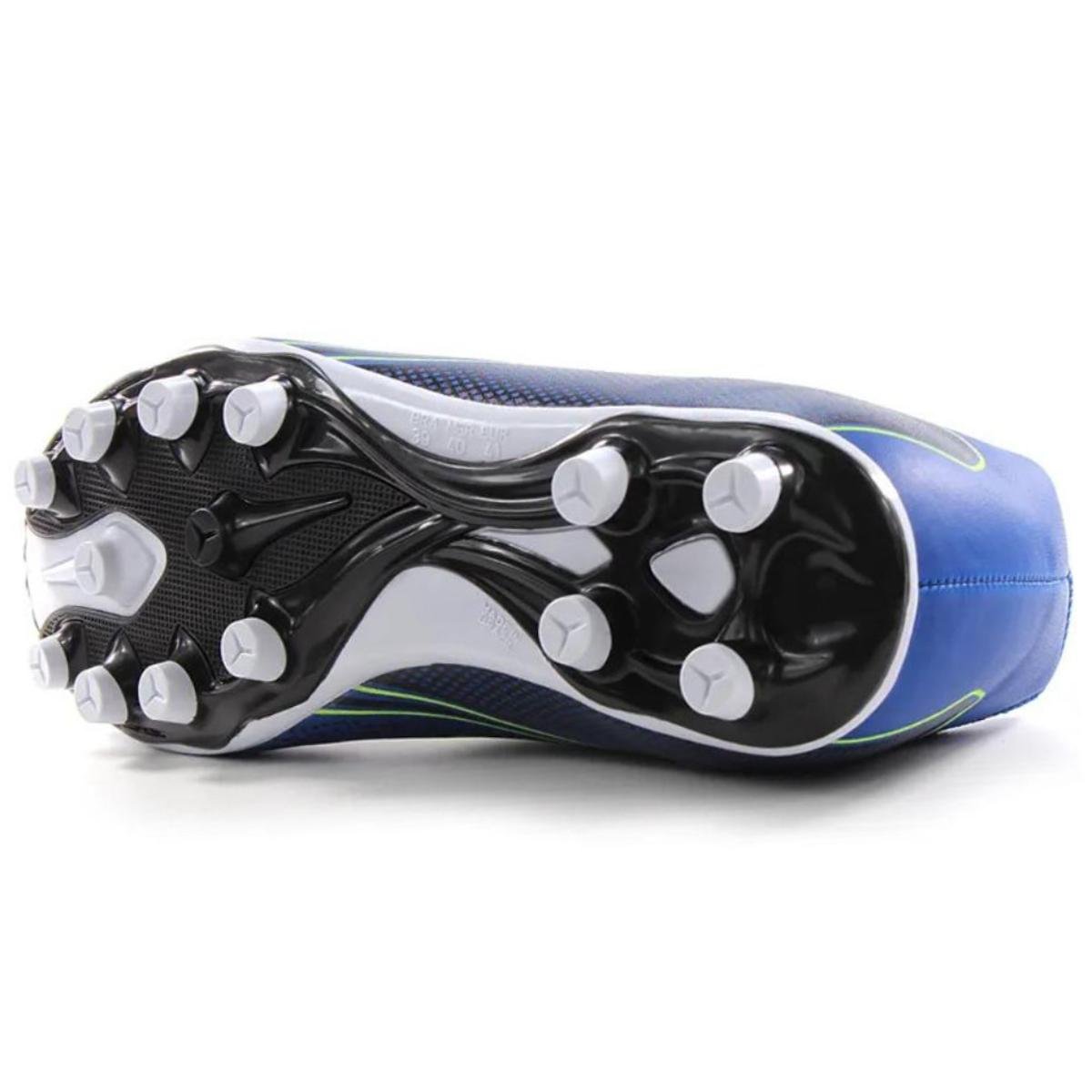 Chuteira Campo Dray Layt Masculina - Azul e Verde Azul 5