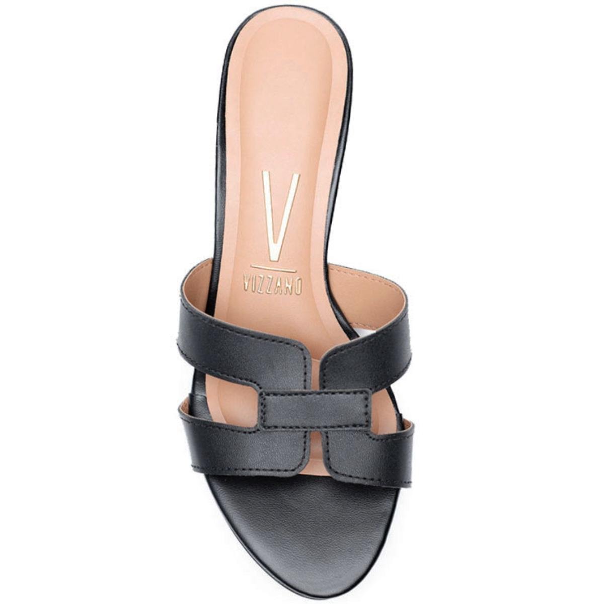 Tamanco Vizzano H Salto Bloco Feminino - Preto Preto 3