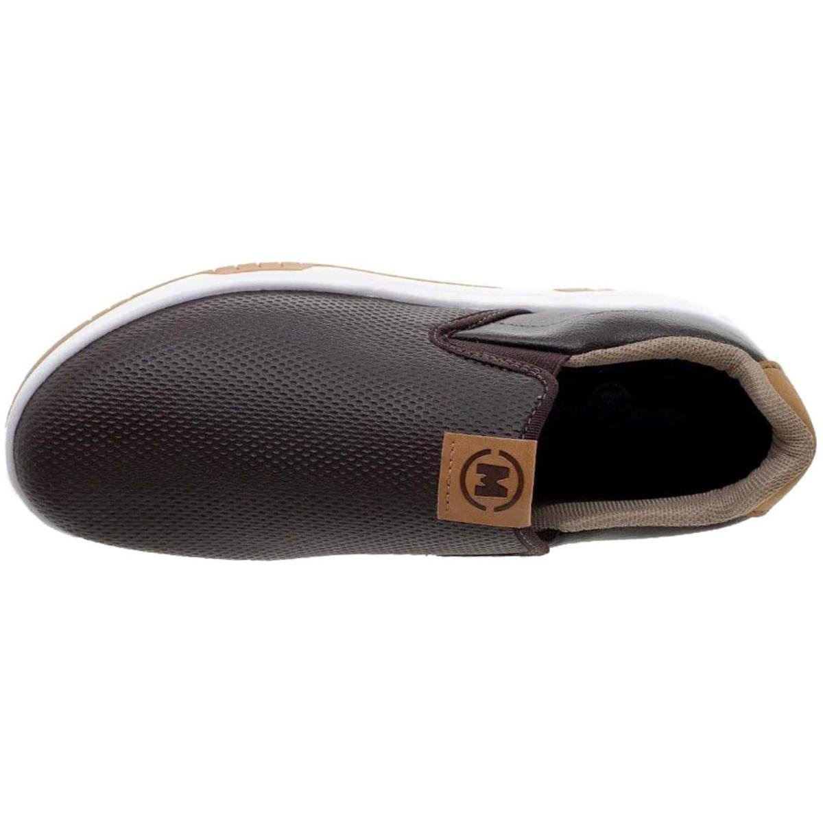 Slip On Infantil Molekinho Casual Menino - Marrom Preto 2