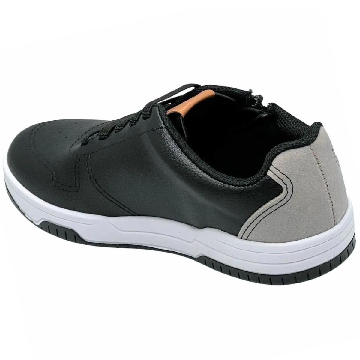 Tênis Infantil Molekinho Neo Casual Menino - Preto Preto 3