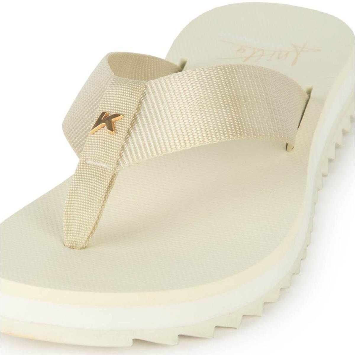 Chinelo Kenner Kyra Anitta Feminino - Off White Branco 4