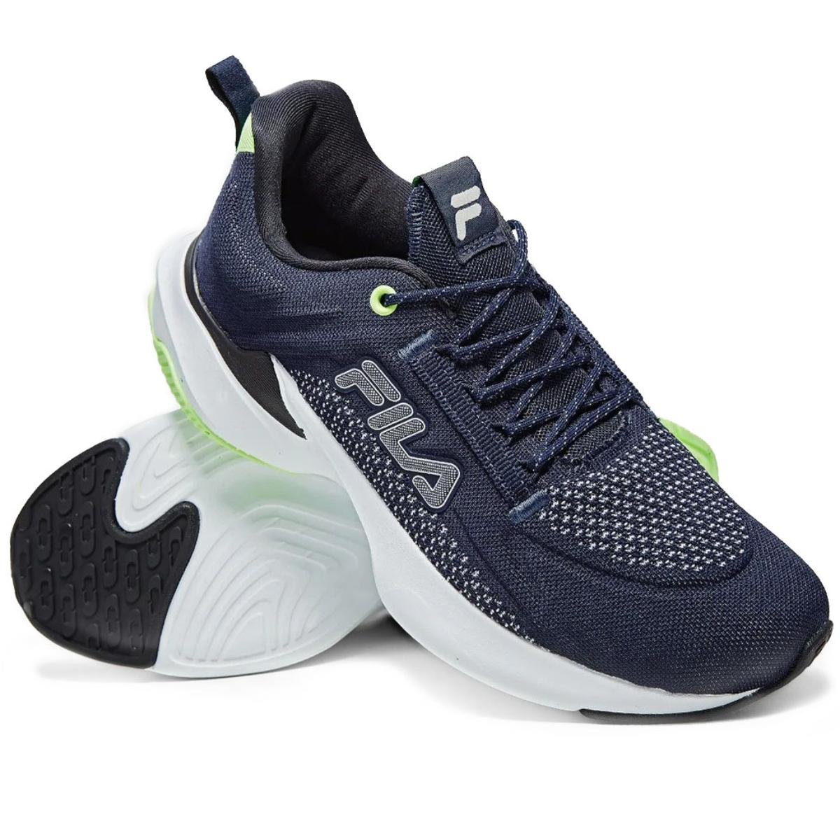 Tênis Fila Master Masculino - Marinho e Verde Azul 2