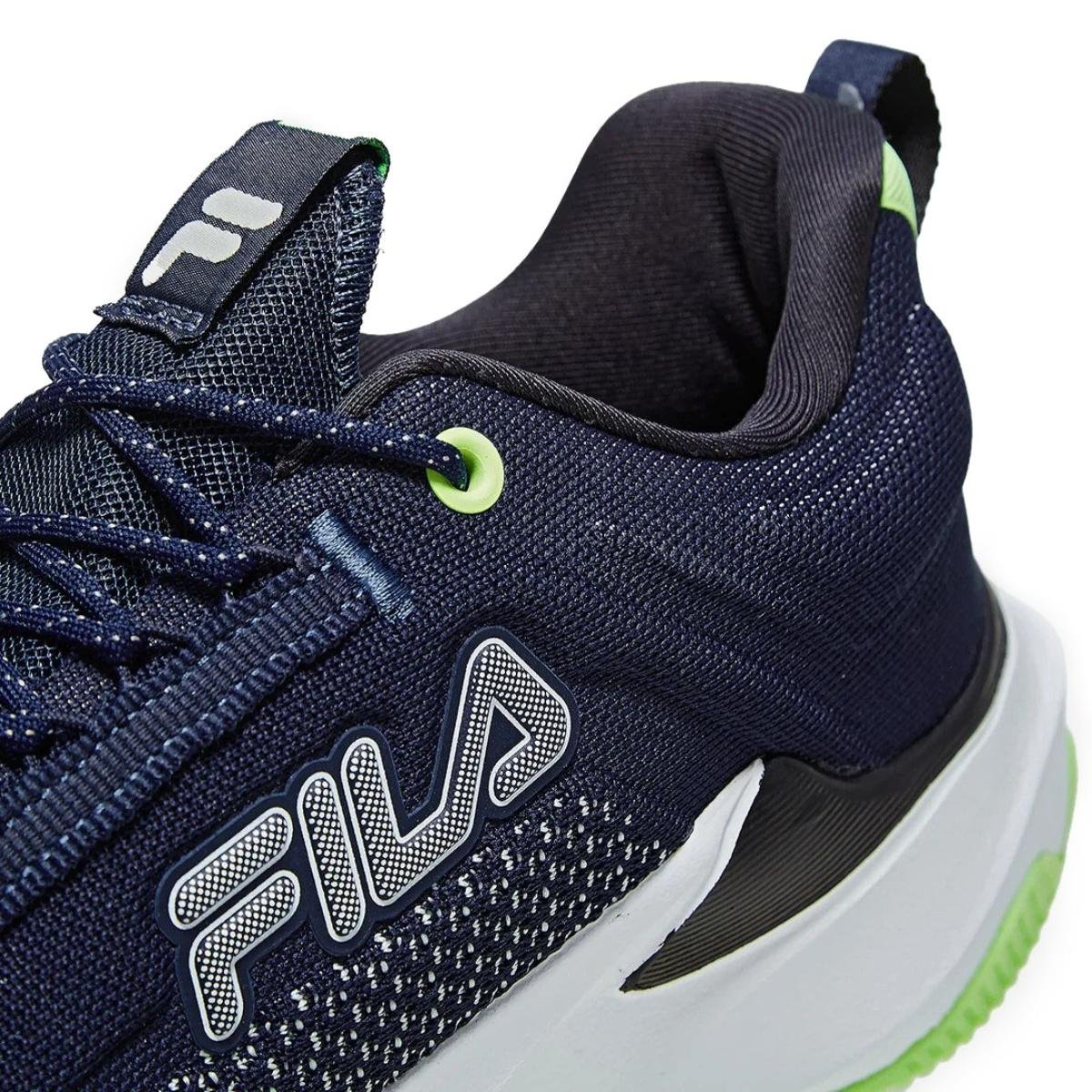 Tênis Fila Master Masculino - Marinho e Verde Azul 8