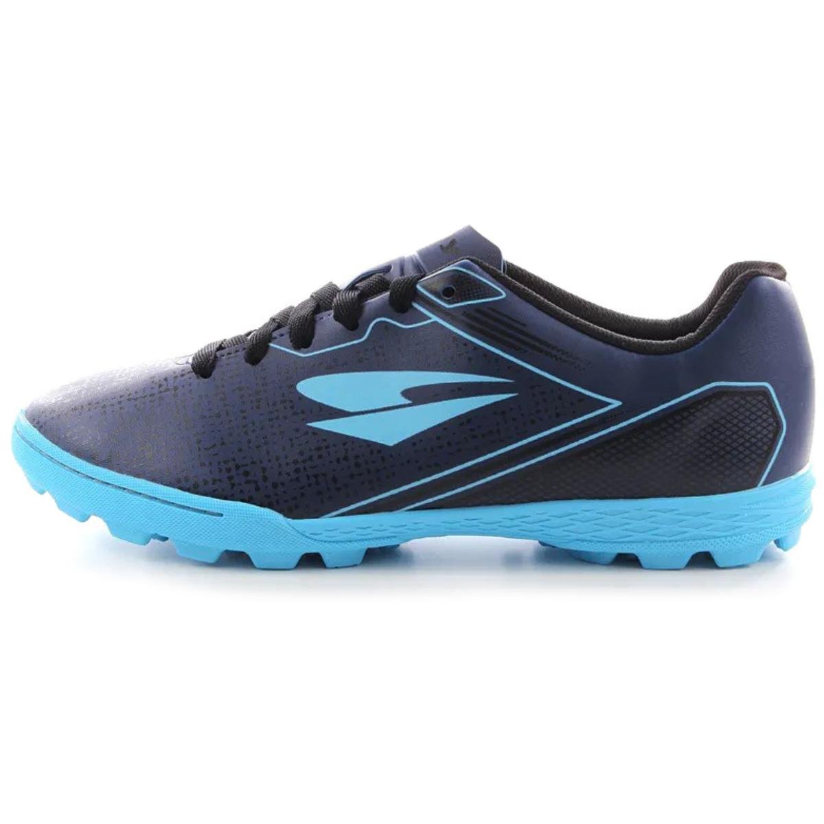 Chuteira Infantil Society Dray Layt Menino - Marinho e Azul Azul 2