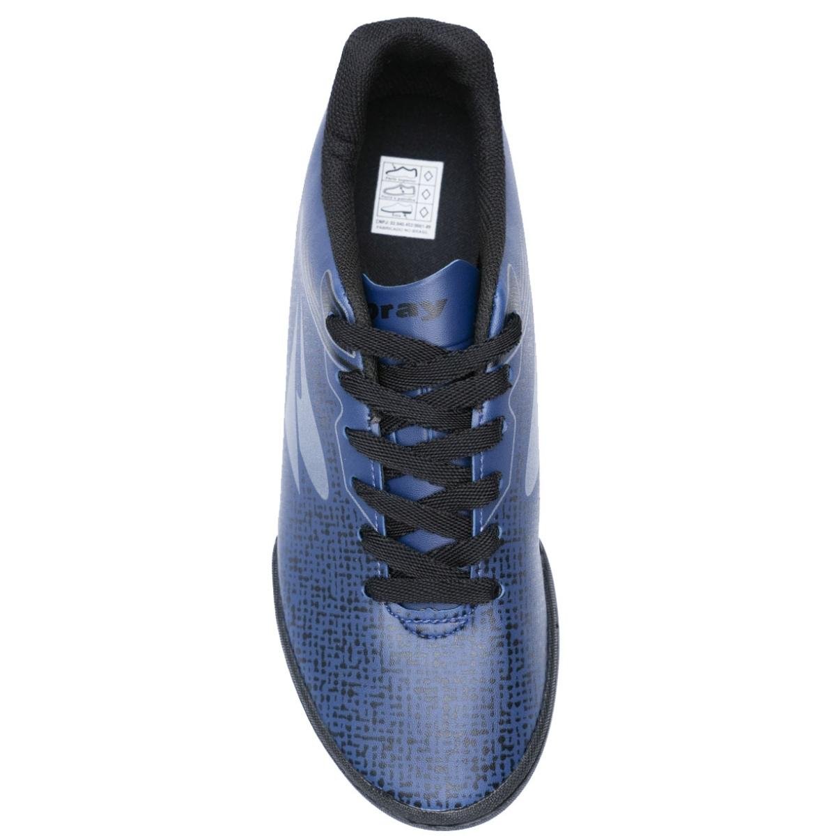 Chuteira Society Dray Layt Masculino - Marinho e Prata Azul 3