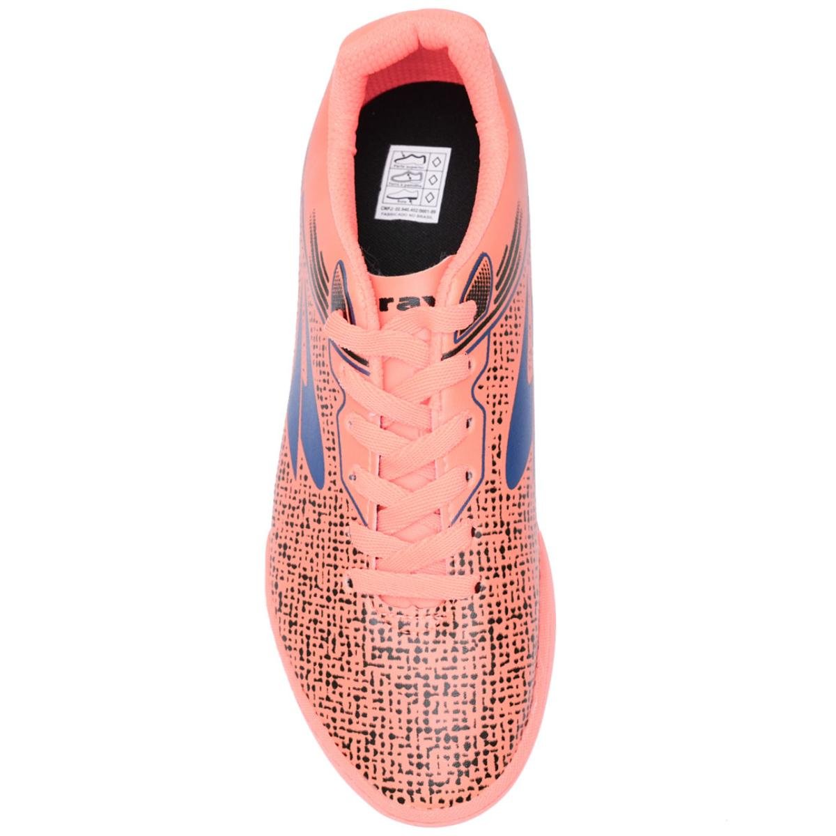 Chuteira Society Dray Layt Masculino - Laranja e Marinho Laranja 3