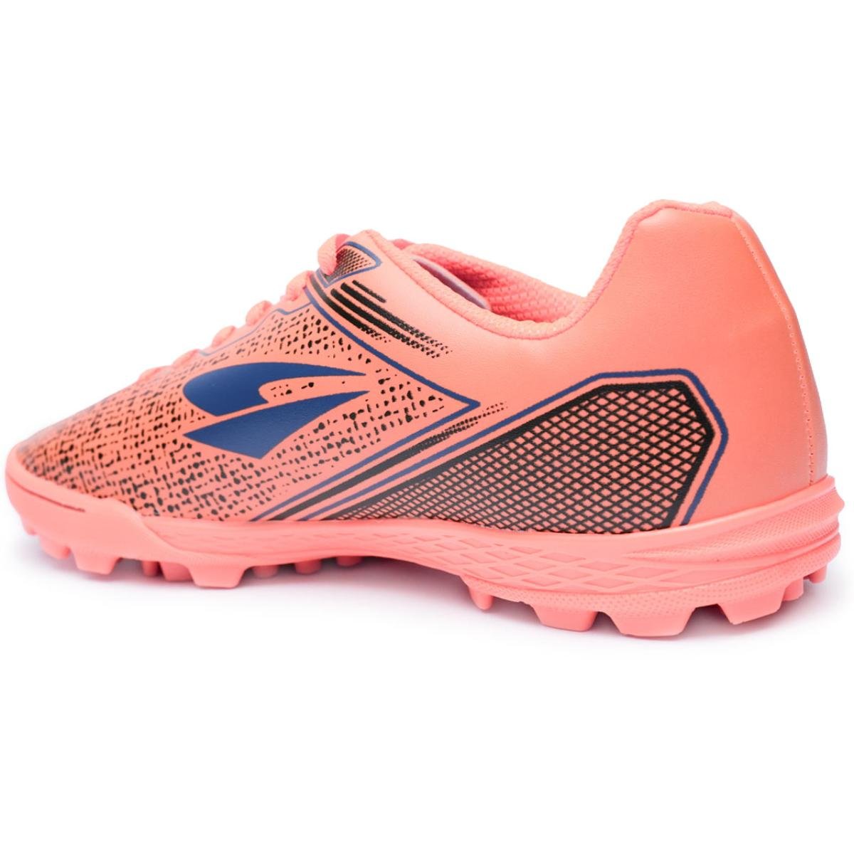 Chuteira Society Dray Layt Masculino - Laranja e Marinho Laranja 4