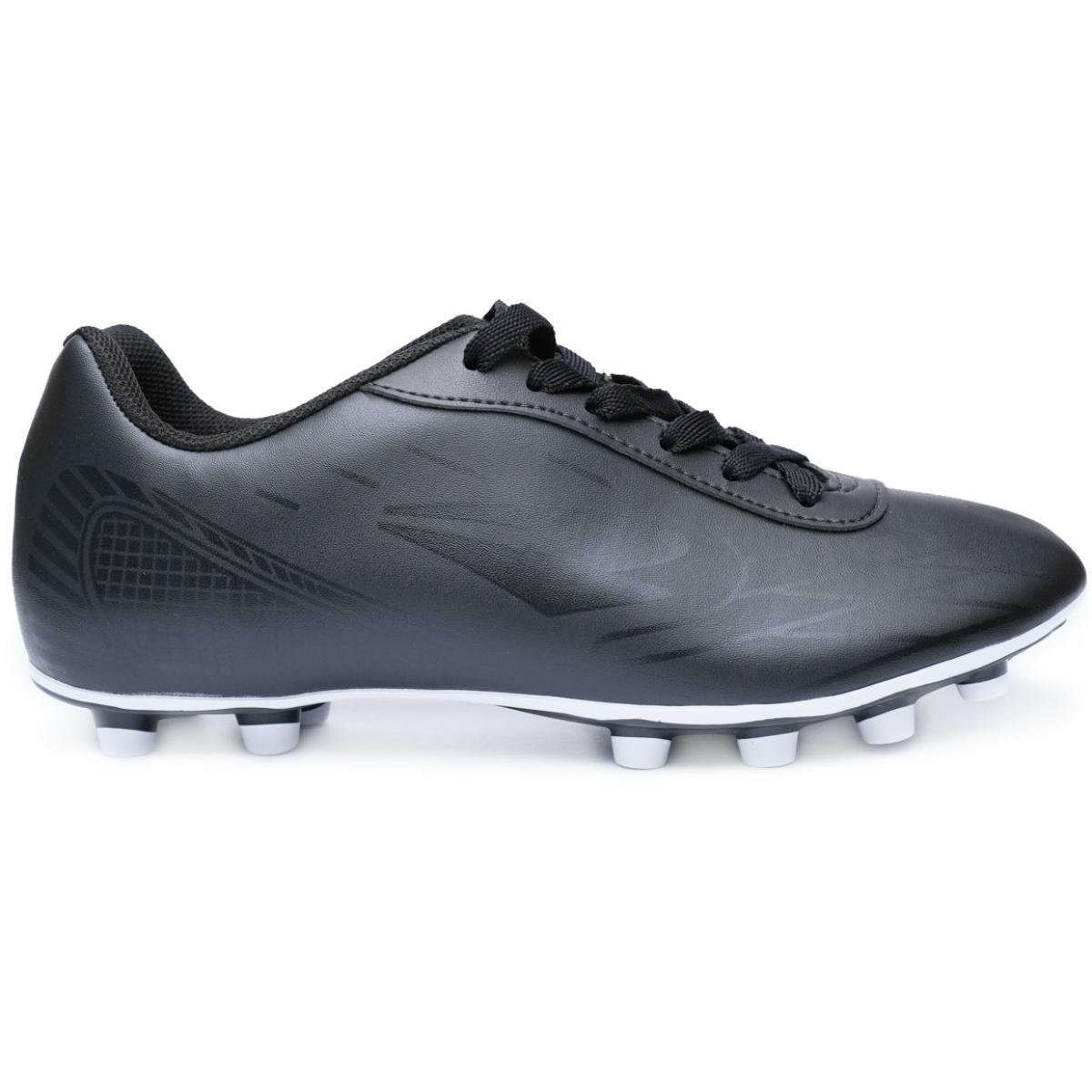 Chuteira Campo Dray Layt Masculina - Preto Preto 2