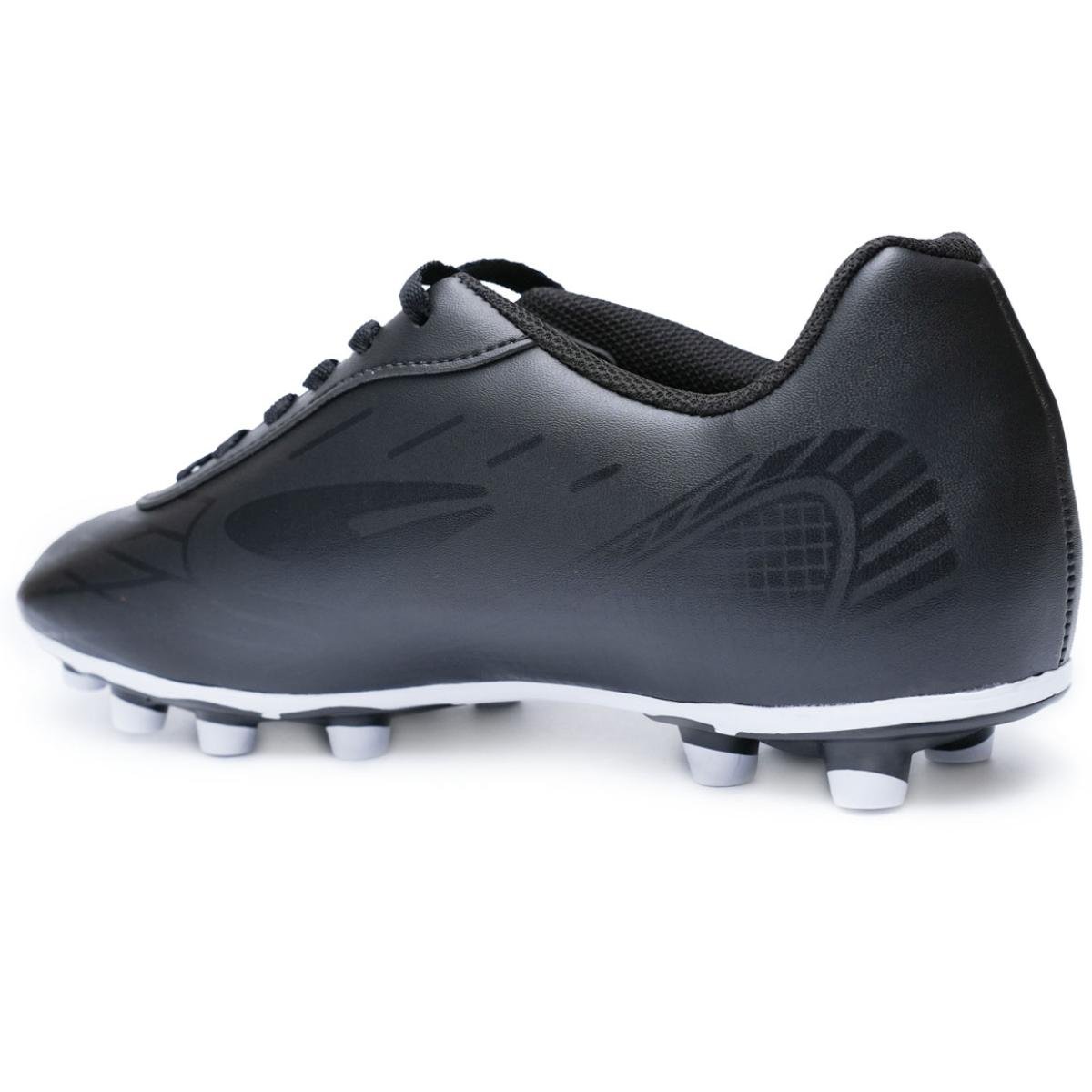 Chuteira Campo Dray Layt Masculina - Preto Preto 4