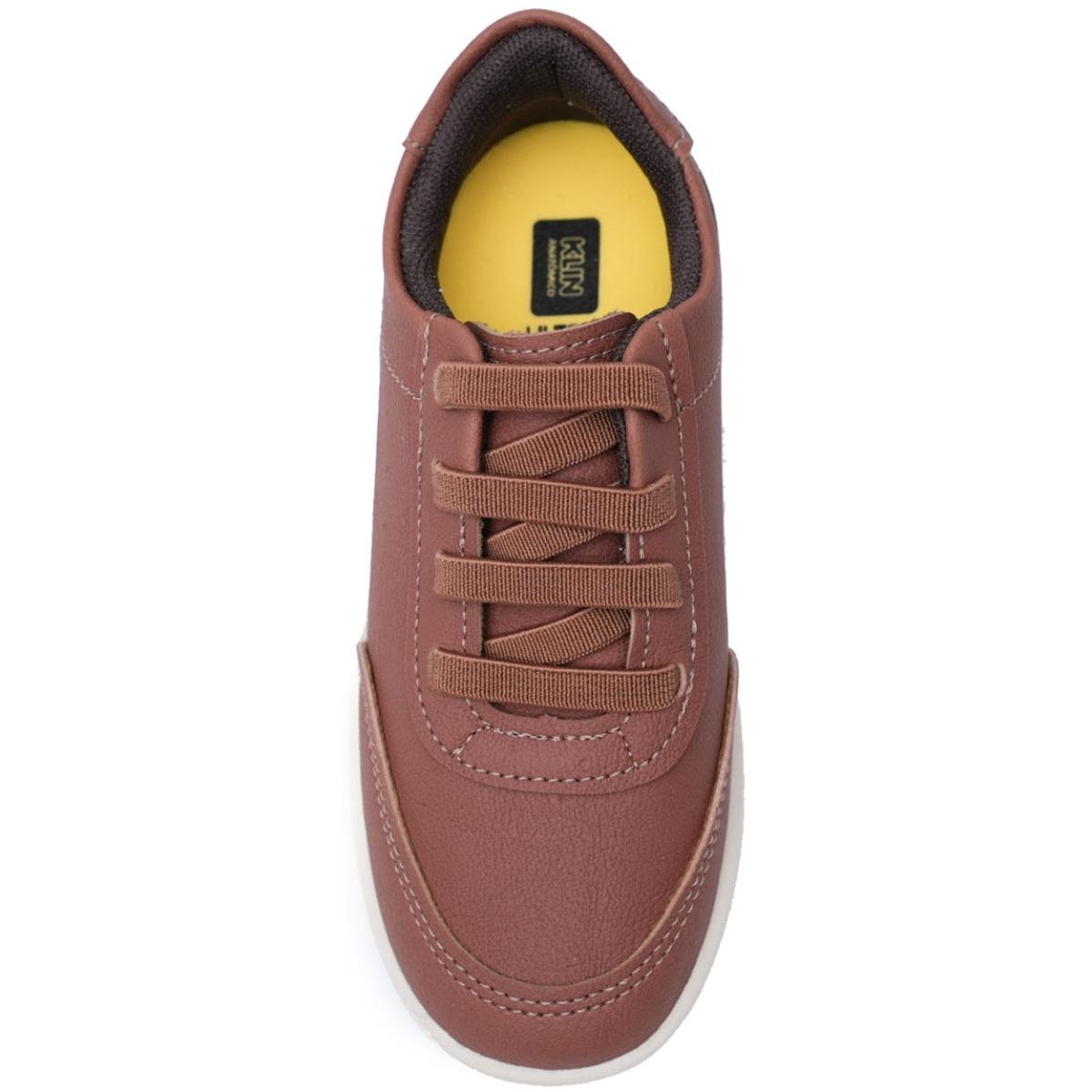 Tênis Infantil Klin Casual Flyer Menino - Marrom Marrom 3