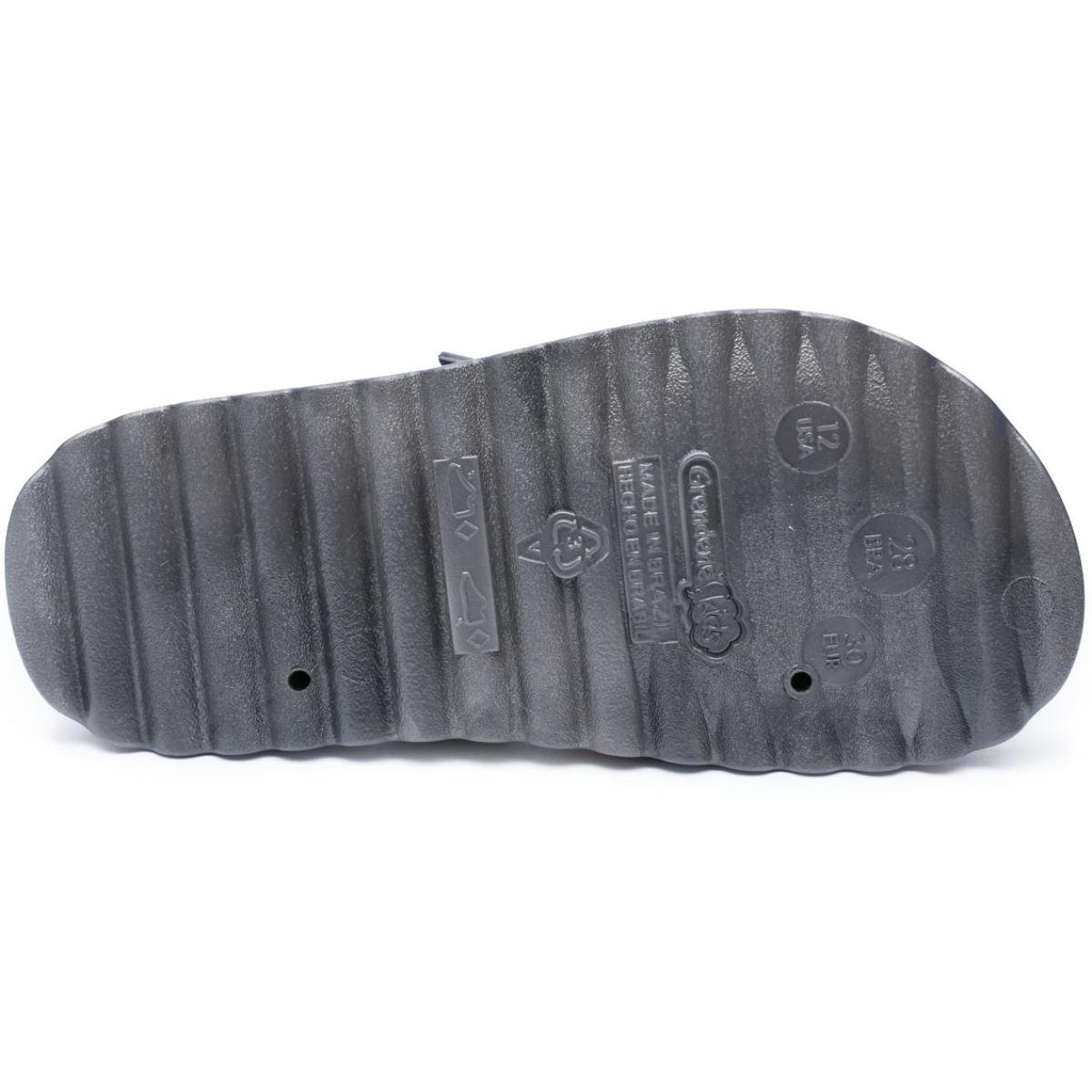 Chinelo Infantil Slide Grendene Kids Divertida Mente - Preto e Vermelho Preto 5