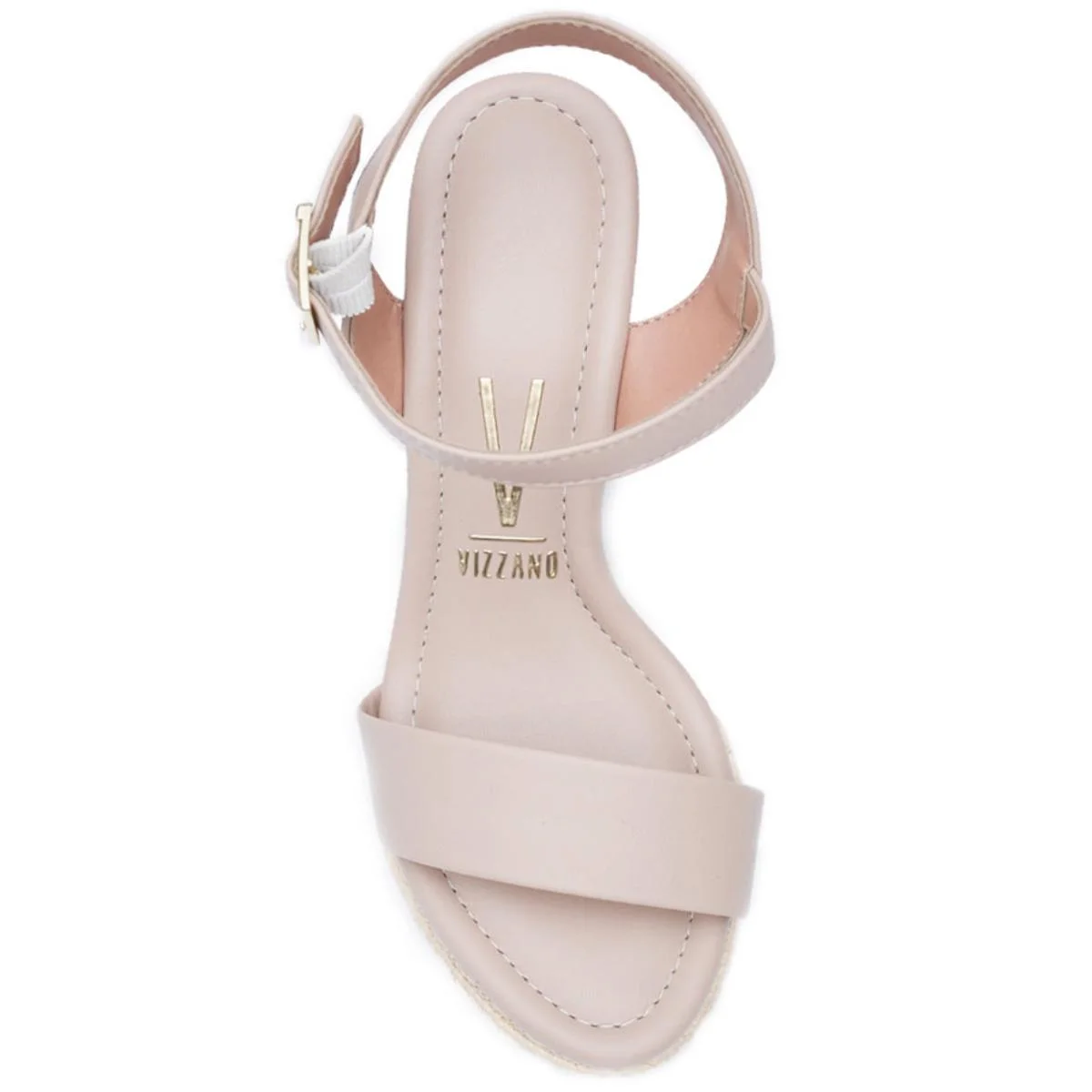 Sandália Anabela Vizzano Básica Feminina - Bege Bege 3