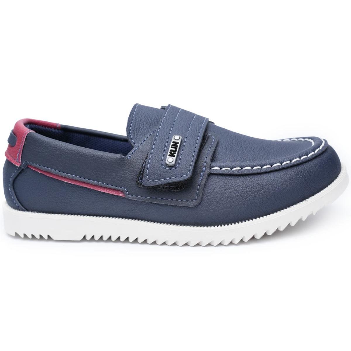 Mocassim Infantil Klin Sider Menino - Marinho Azul 2