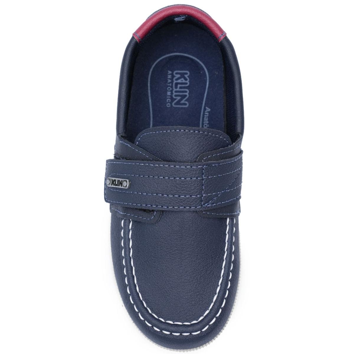 Mocassim Infantil Klin Sider Menino - Marinho Azul 3